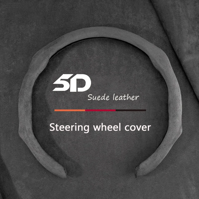 5D Car Steering Wheel Cover NAPPA Leather Booster Covers For Alfa Romeo Giulia Giulietta 159 156 MITO Stelvio 147 Sportiva GT