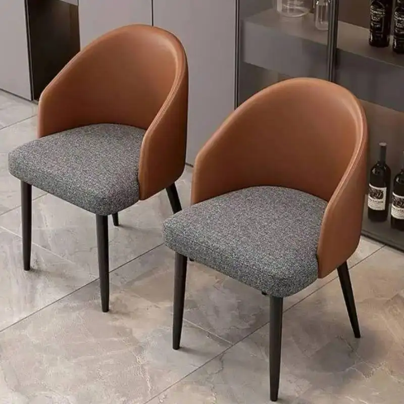 

Minimalist Dining Chair Armrest Restaurant Kitchen Lounge Dining Chair Armchair Modern Sedie Da Pranzo Luxury Home Furniture