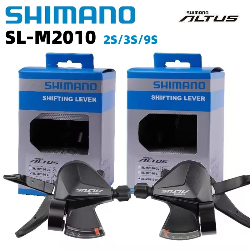 Shimano ALTUS SL-M2010 Рычаг переключения передач SL M2010 Триггер 2/3/9/18/27 Скорость Rapidfire Plus Рычаг переключения передач M2010 Переключатели