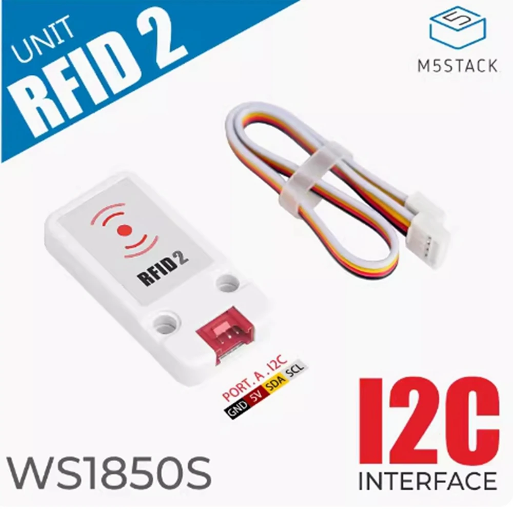 Радиочастотный идентификационный датчик M5Stack RFID WS1850S, частота 13,56 МГц