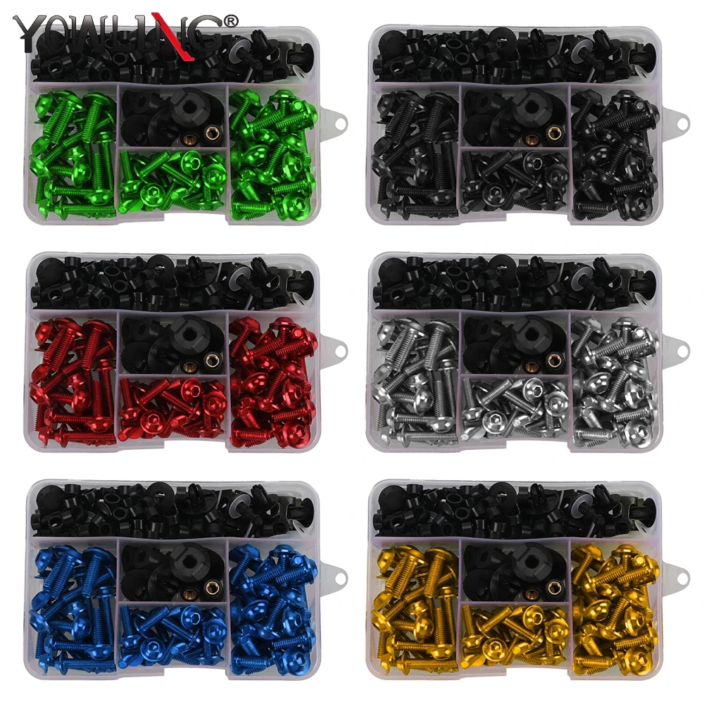 M5 M6 FOR BMW R1100S R1150 R1150GS R1150RS R1150RT R1200GS Complete Motorcycle Fairing Bolts Kit CNC Fastener Clips Screws Nut