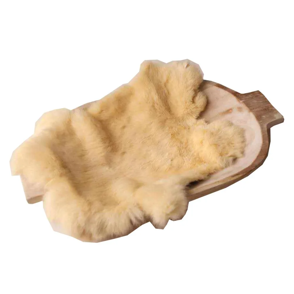 Newborn rabbit fur for baby photography props,basket filler cushion blanket