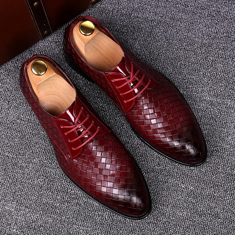 2021 Formal Leather Shoes Men Dress Business Shoes Male Geometric Red Oxfords Party Wedding Casual Men's Flats Chaussure Homme88 - AliExpress 322 2021 Formal Leather Shoes Men Dress Business Shoes Male Geometric Red Oxfords Party Wedding Casual Men's Flats Chaussure Homme88 - AliExpress 322