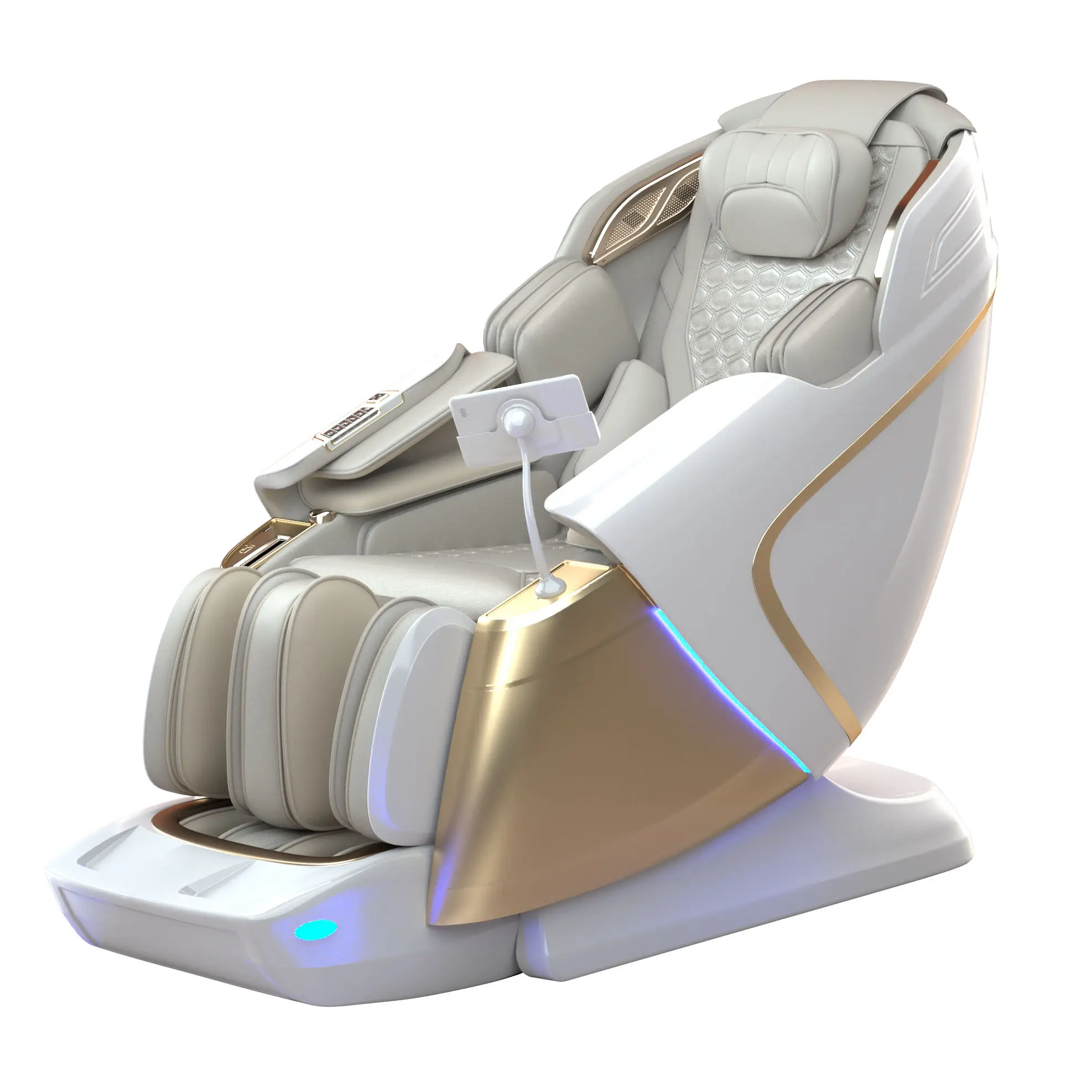 Double Mechanism Electric 4D Massage Chair Full Body Dual Core Thai Stretch Shiatsu Zero Gravity Chair