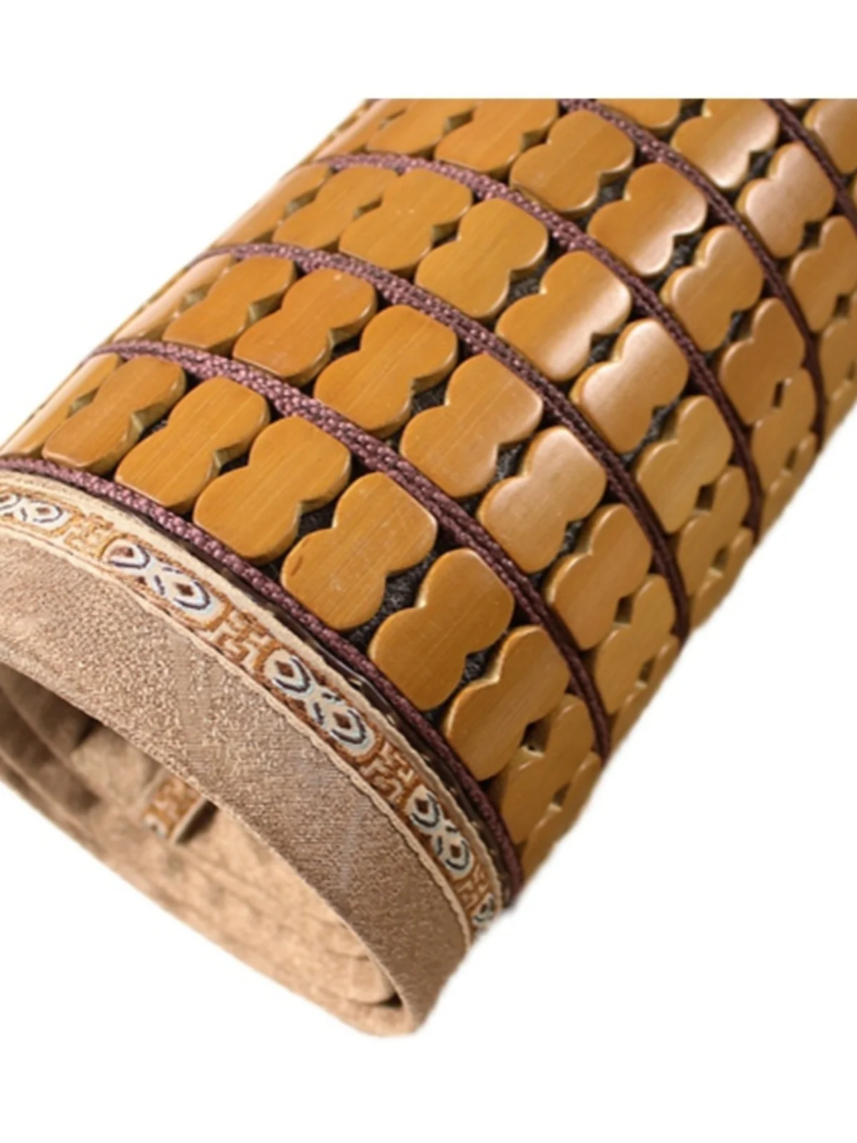 

Летний карбонизированный охлаждающий коврик для маджонга, чистый цвет, двойной сухожильный коврик из бычьей ткани, противоскользящий комбинированный бамбуковый коврик для дивана...