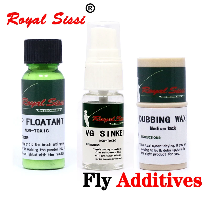 Hot Fly fishing chemical additives collected Top floatant powder/fly tying dubbing wax/VG sinket liquid fly fishing accessories