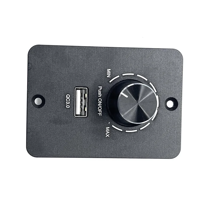 Y14A Regulowany Sterownik Światła Ściemniacz PWM DC 12-24V 5A Do Kampera RV i Łodzi z Portem USB QC 3.0