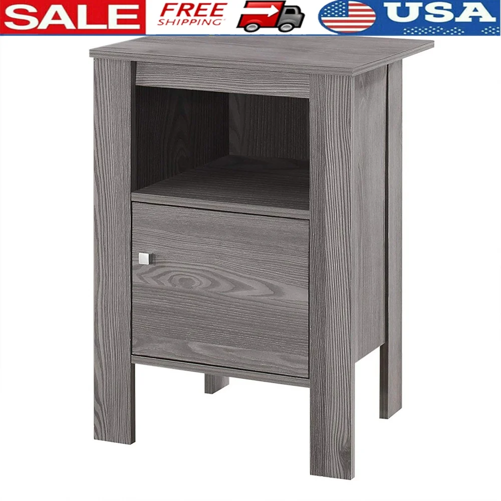 

Contemporary Side Table Storage Living Room Bedroom Den Versatile Functionality Stylish Home Accent Furniture