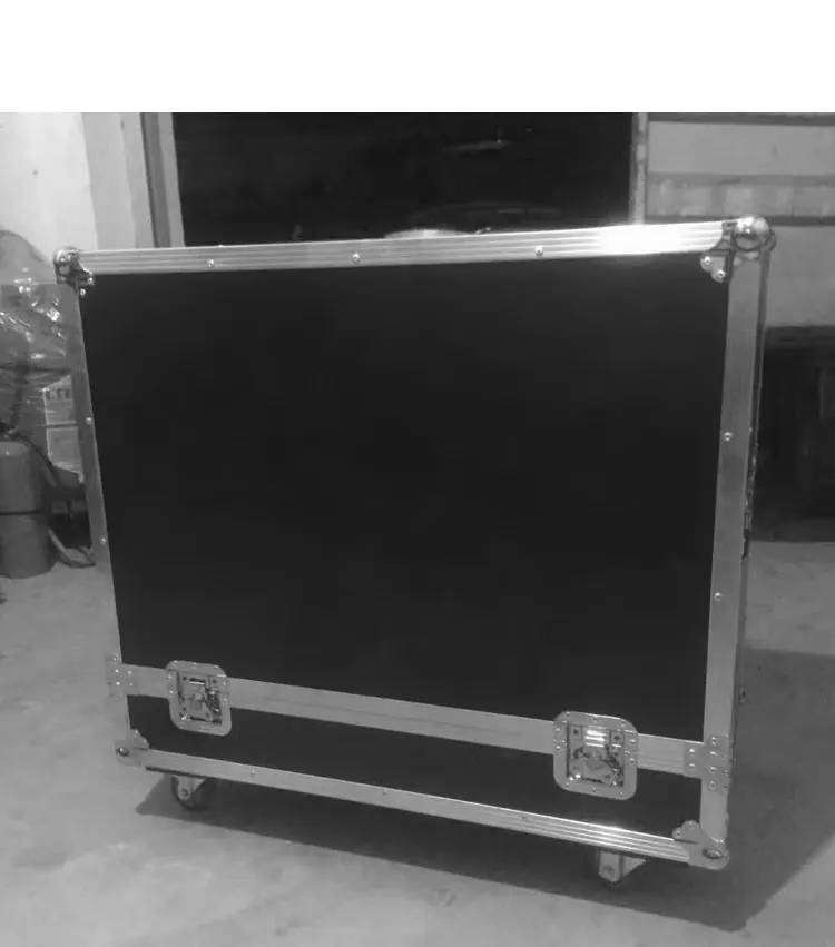 전문가용 더블 15인치 싱글 15인치 오디오 에어 케이스 캐비닛 맞춤형 무대 충격 방지 알루미늄 합금 장비 보관함