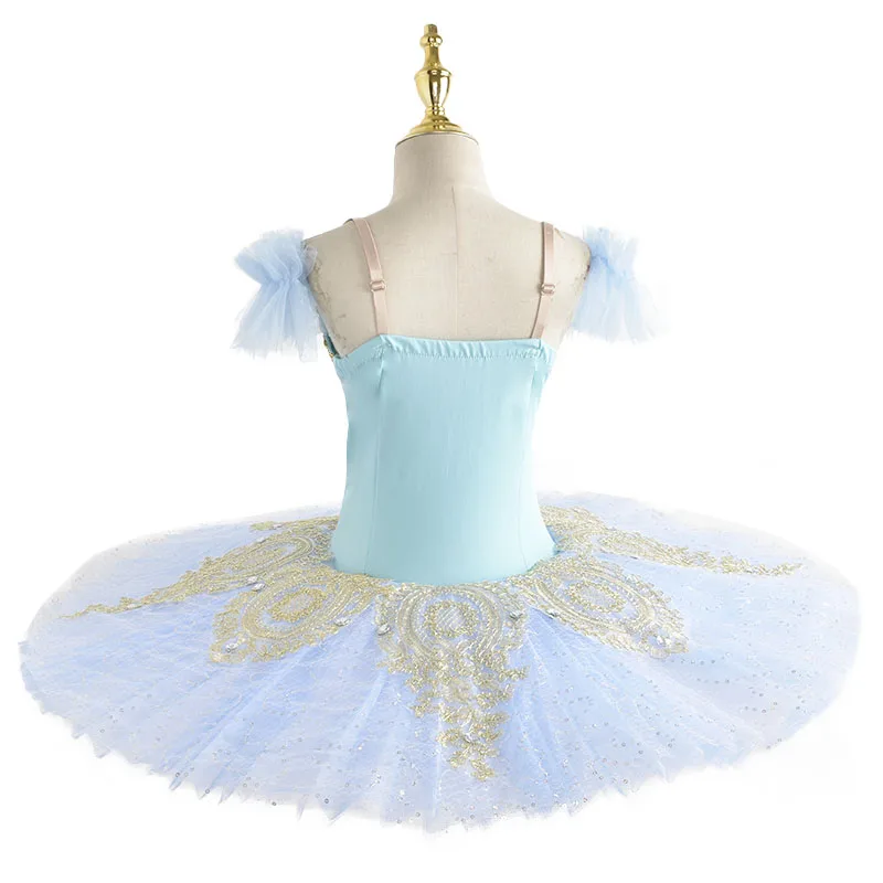 Lake blue Light Professional Ballet Tutu Glow Ballerina Ballet Dress Kids Adult Luminous Birthday Party Dance Costume Dancewear