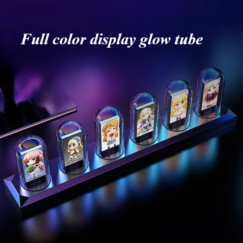 Explosief gepersonaliseerd ontwerp Klok Computer RGB Desktop Klok Ornament Fate Stone Gate Cyberpunk Fun Light