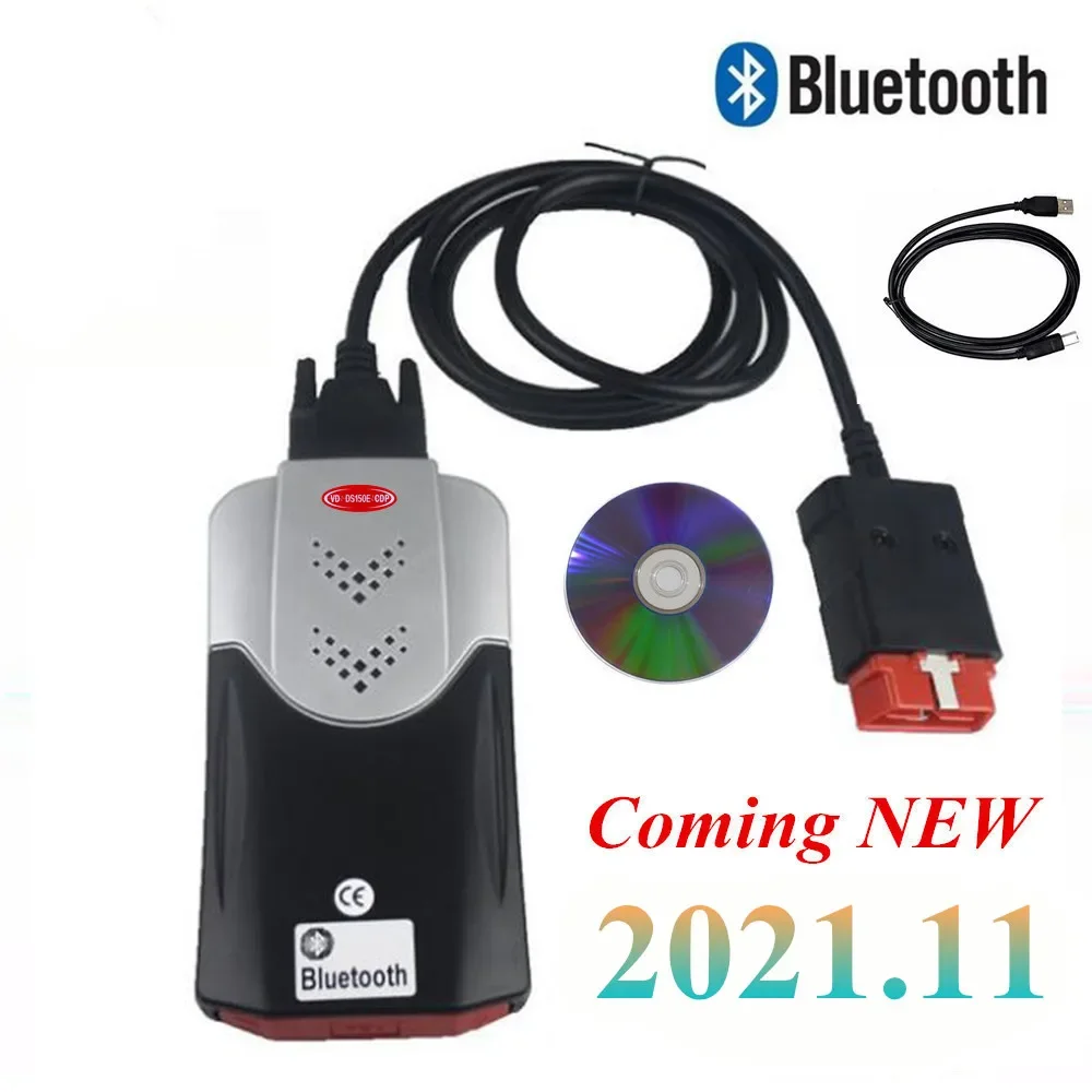 2023 Latest Scanner 2021.11 NEW Keygen Vd Ds150e Cdp Pro With Bluetooth For TNESF DELPHIS ORPDC Obd2 Car Truck Diagnostic Tools