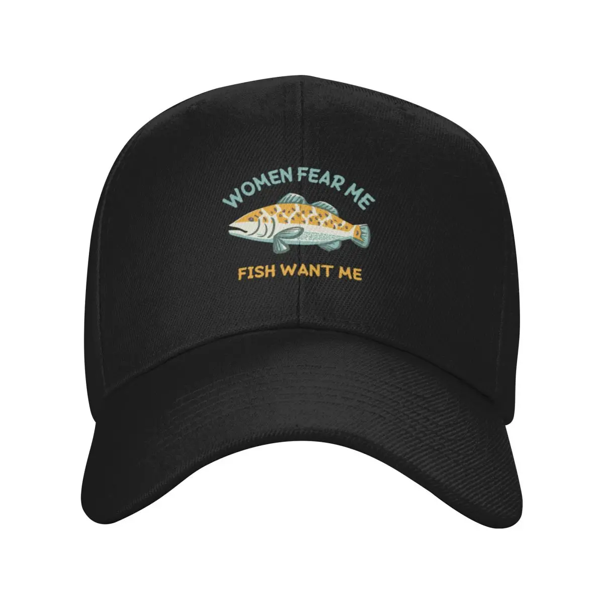 Fashion Women Fear Me Fish Want Me baseball cap Baseball cap Luxury Cap