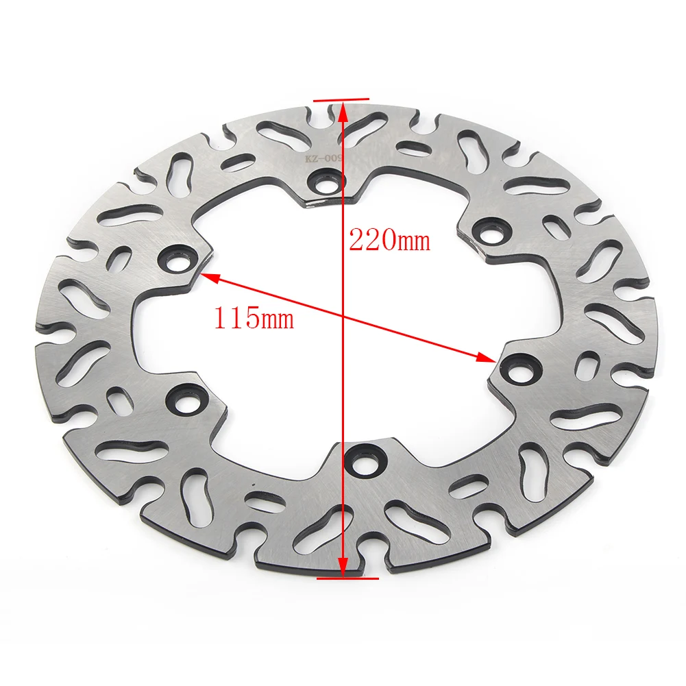 220mm Motorcycle Rear Brake Disc Rotor For Yamaha TDT200WR DT230 1997-1998 WR200 92-97 WR200R 91-92 TT 250 R 1999-2004 TT-R 250