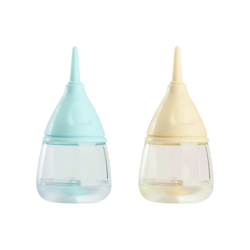 Puppies Feeding Bottle Pointed Nipple for Newborn Puppies Kitten Capacity 35ml Pointed Nipple Replacement Mini Nipple