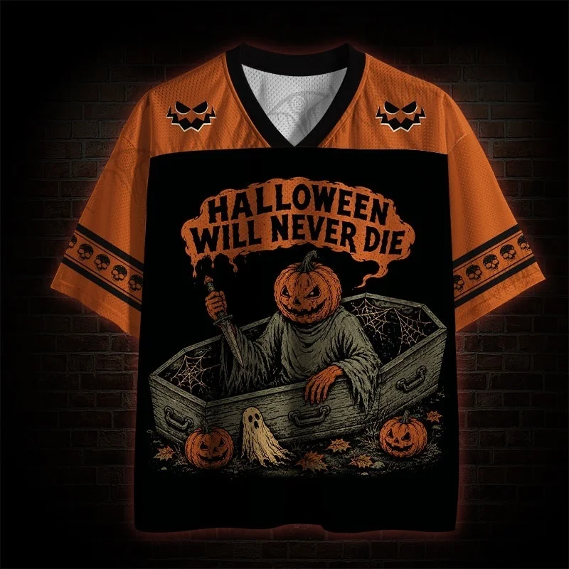 Retro Halloween Pumpkin Avenger Cut 