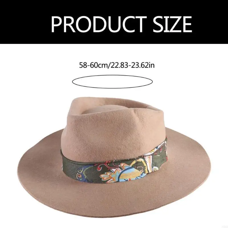 قبعة علوية من الصوف من هومبورغ، هدية مفاجئة لصديقك، قبعة بنما رانشر المتعثرة، 49 ميجابايت