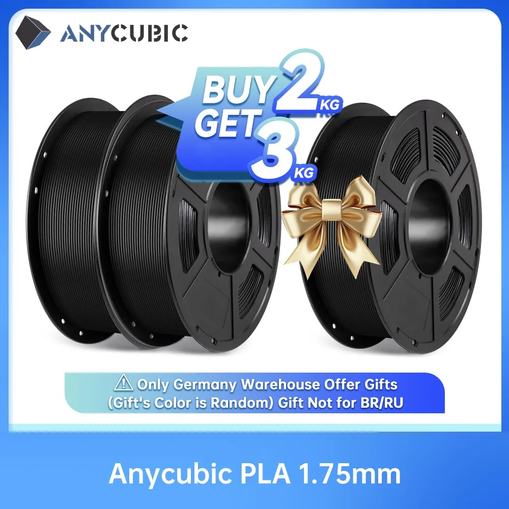 Anycubic PLA 10KG 5KG 1KG/Roll PLA Filament 1.75mm for FDM 3D Printer Plastic Consumables Material for Kobra 2 Neo Pro Max Plus