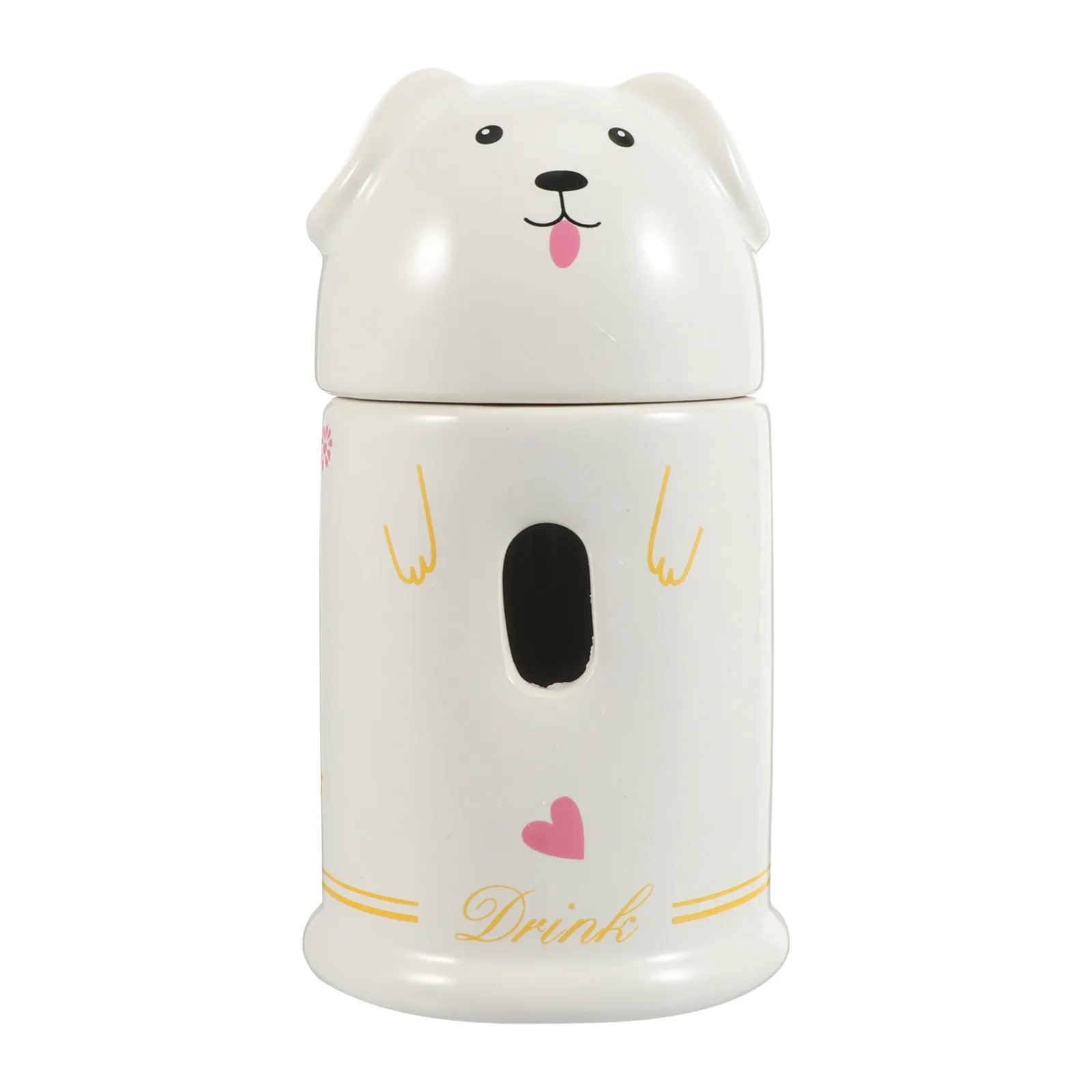 Ceramic Pet Water Bottle Holder Compact Hamster Water Kettle Stand Rabbit Squirrel Drinking Bottle Bracket