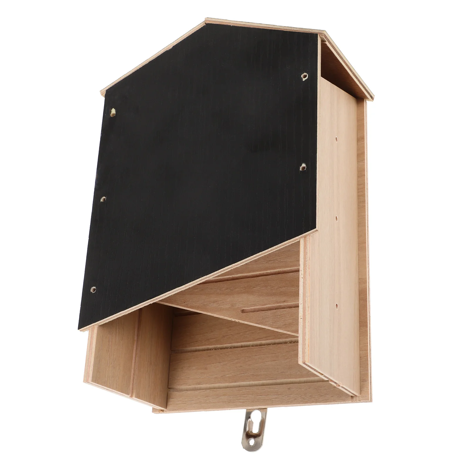 

Wooden Bat Habitat Double Layer Shelter House for Garden Backyard Outdoor Courtyard Decor Lightweight Pet House Wooden Bat Box