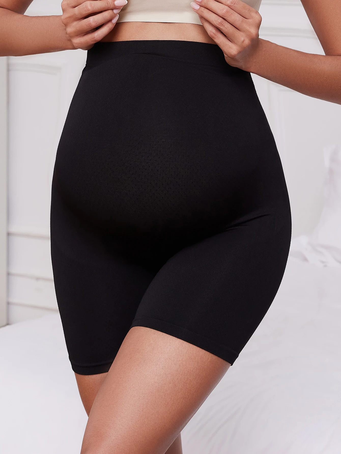 Pregnant Women'S High Waisted Underwear Protects The Abdomen And Shapes The Body Comfortably Skin Friendly Body Shaping Leggings