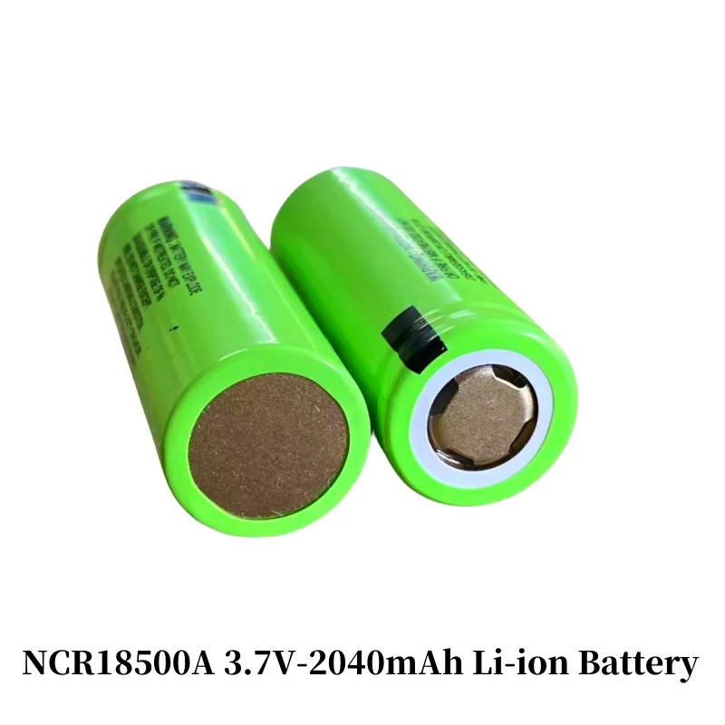 100% Original 3.7V 18500 2040mah Lithium Ion Battery for Panasonic NCR18500A 3.6V Battery for Toy Torch Flashlight Ect