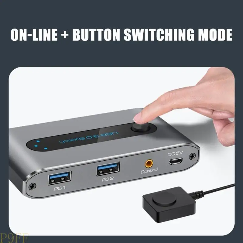 CS1W Eficiente Switch USB CIMPLAÇÃO 2 COMPUTADORES Compartilhe 4 USB3.0 Porta USB Seletor