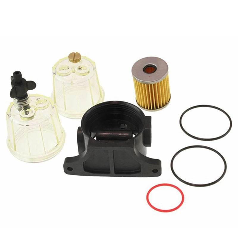 Filtro de combustible de UF-10K, conjunto separador de agua y combustible para Yamaha, Suzuki, Tohatsu, Mercury, fuera de borda, 3 uds.