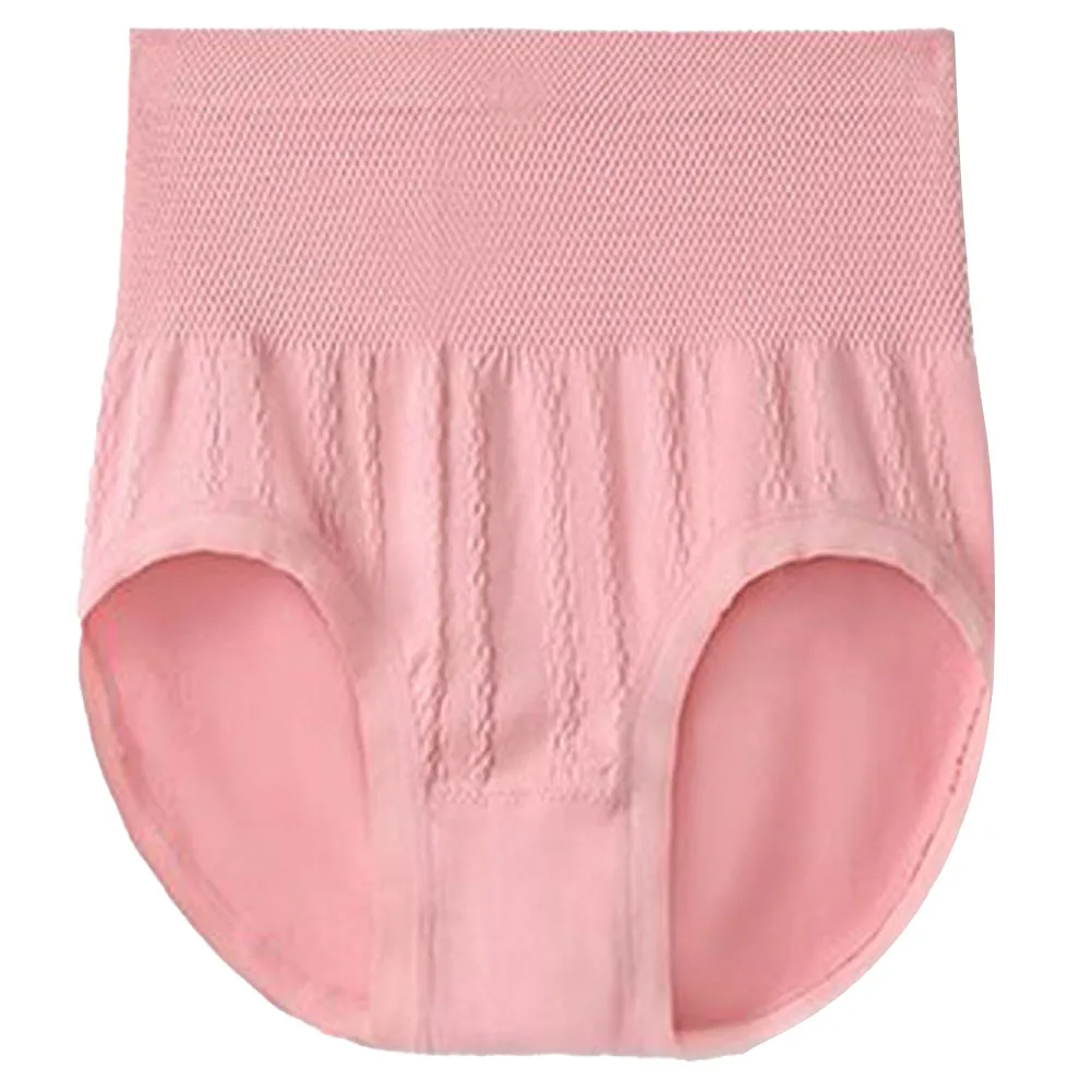 Bragas transpirables de cintura alta con volantes para mujer, ropa interior menstrual de malla a prueba de fugas