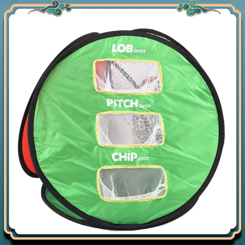 

Latest Golf Practice Net Golf Chipping Net Swing Training Portable Foldable Indoor Outdoor Chipping Pitching Cages Mats