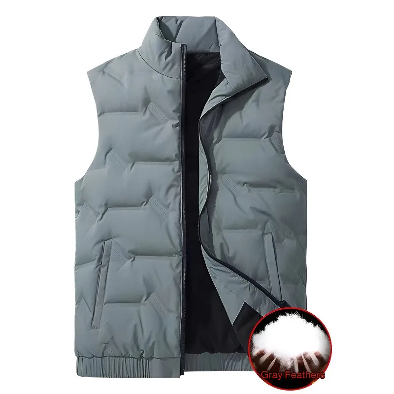

Thick down vest, couple style, oversized, stylish men's down vest