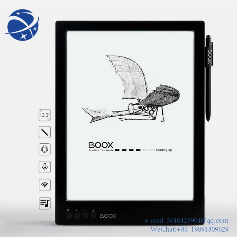 

YYHC 13.3 inch wide e-ink screen ebook reader with digitzier with stylus touch