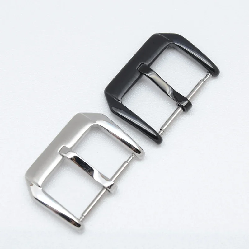 18mm Watch Buckle Watchbands Replacement Silver Black 18mm width for DW5600 GA2100 Strap Clasp Wholesale