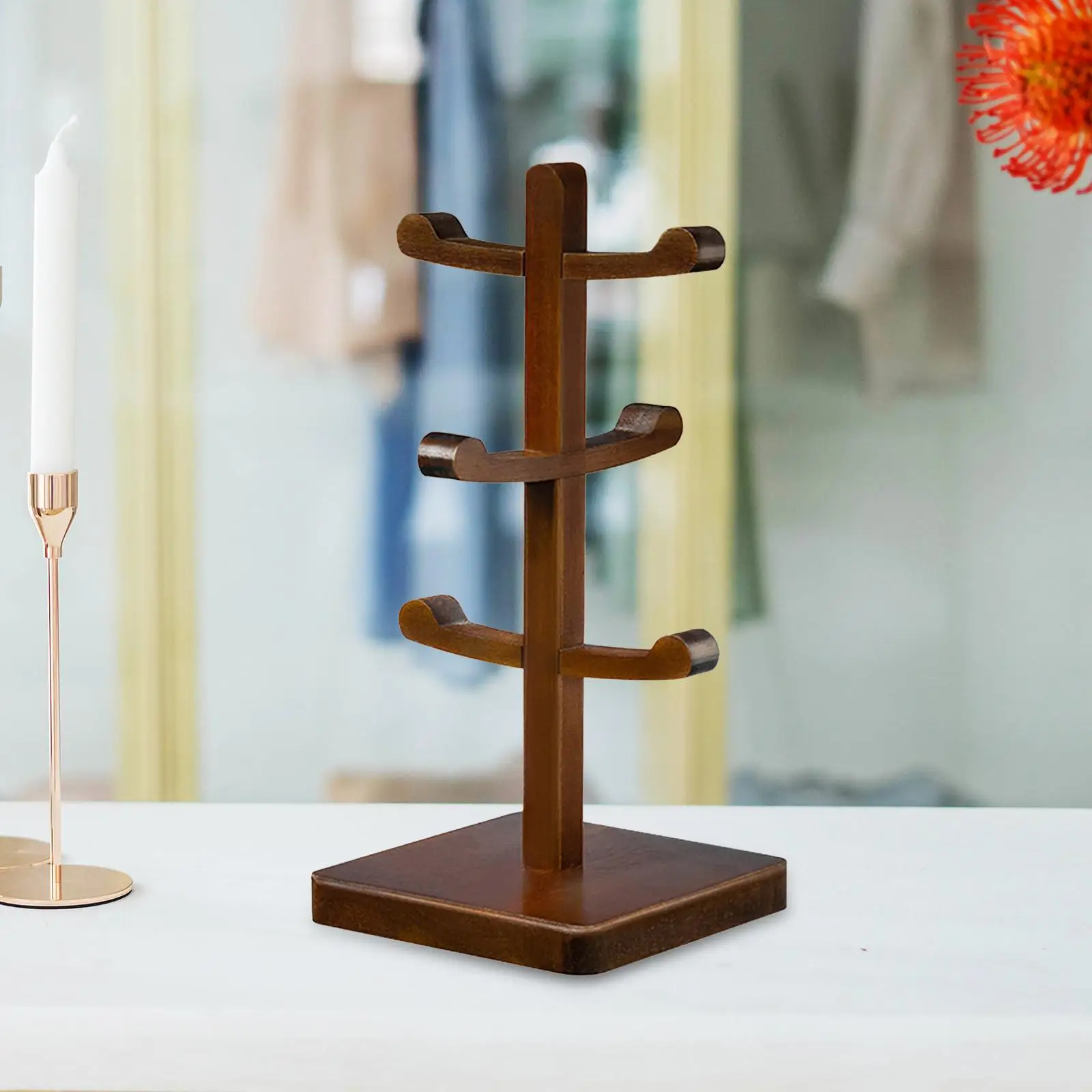 

Wood Bracelet Stand, Bracelet Holder, 3 Tier, Jewelry Holder Organizer, Jewelry Display Stand for Watch