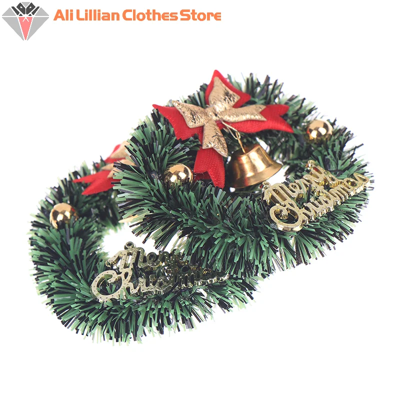 

⭐HOT❗ 1pc 6cm Miniature Wreath Doll House Christmas Tree Wall Baking Decoration Dollhouse Access Children Toy Gift Kid Navidad