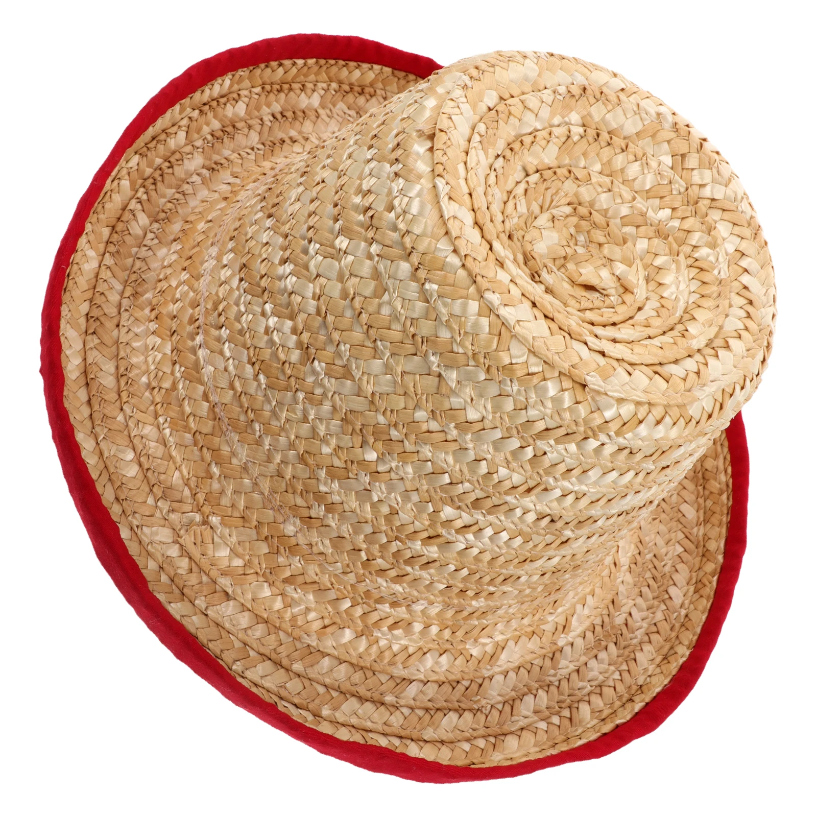 

Premium Straw Hat with Wide Brim for Men Women Sun Protection Beach Summer Hat Cosplay Costume Dance Performance Headwear