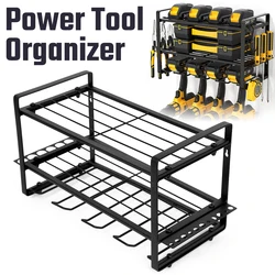 Power Tool Rack Organizer Heavy Duty Drill Holder Wall Mount 3 Layers