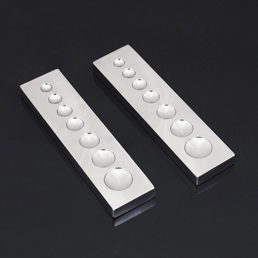 7 في 1 أداة ضبط برشام من الفولاذ المقاوم للصدأ سطح تلميع دقيق متين لتثبيت السحابات المفاجئة ترصيع المسامير الحلقات