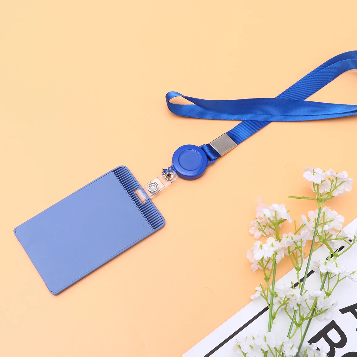 

4pcs ID Lanyard Work Card Neck Strap Student Lanyards Badges Holder Practical Adjustable Comfortable Durability Fashion