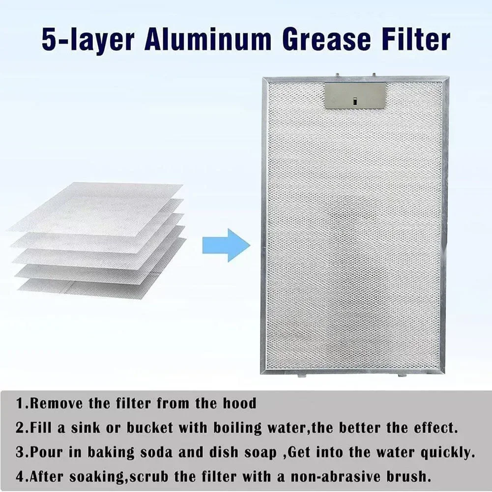Filtri per cappa da cucina in alluminio 1 pz filtro di sfiato per estrattore in rete metallica 400X275X9mm filtro di sfiato per estrattore in rete metallica