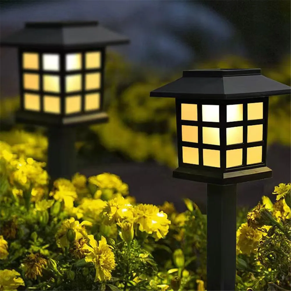 

2Pcs Solar LED Pathway Lights Outdoor Walkway Garden Decor Street Lamp for Landscape Yard Patio Wedding Birthday Ramadan Gift