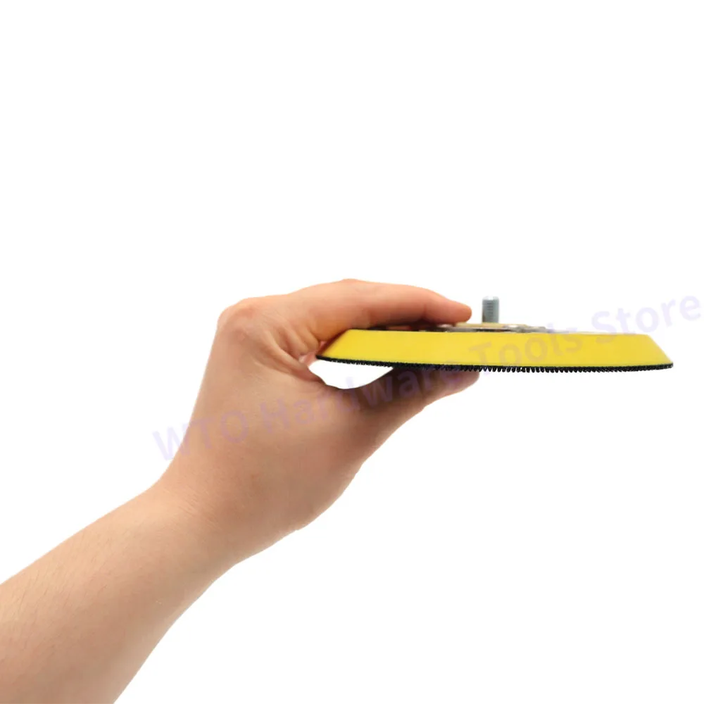 1PC 5 Inch Polishing Chassis Grinding Disc Tray Disc Base Pneumatic Sandpaper Machine Sticky Disc Accessories For MIRKA Sander