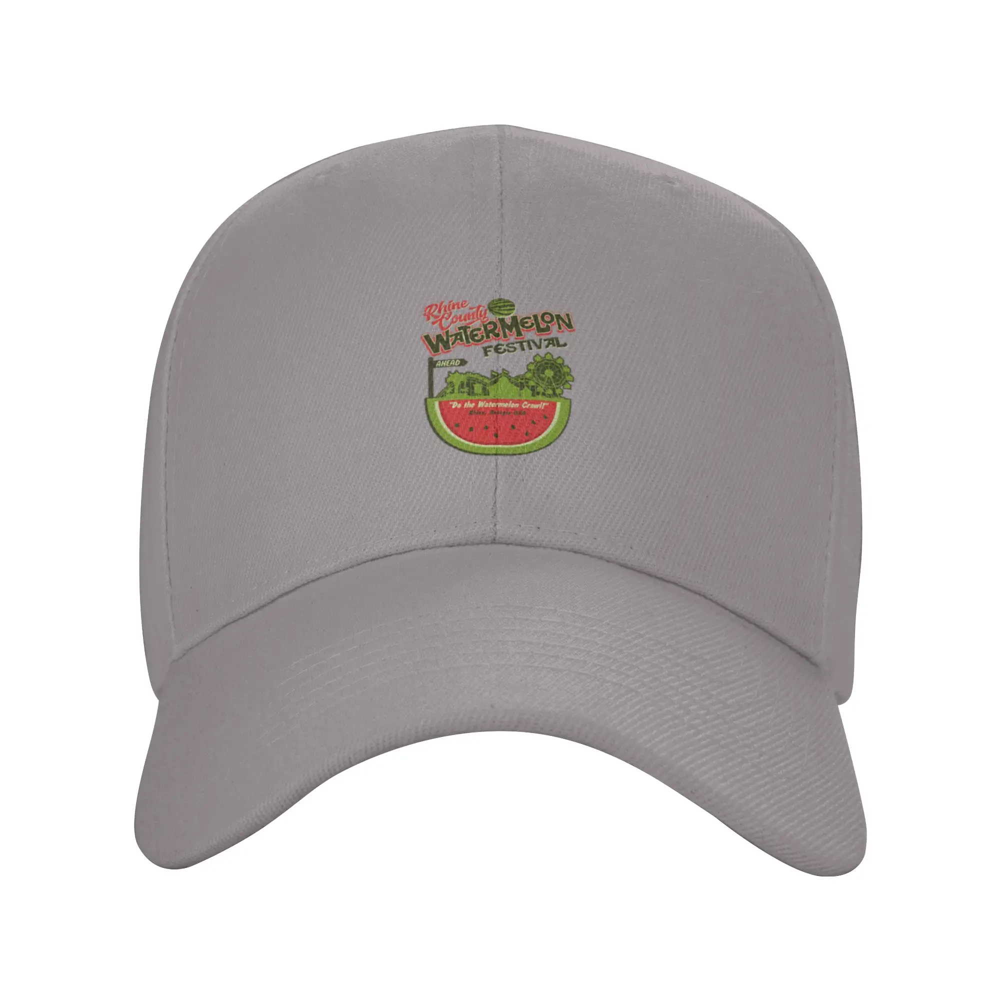 Hot Sale Rhine County Watermelon Festival - Watermelon Crawl Baseball Cap  Graphic Summer Woman Cap  Running Summer Woman Cap