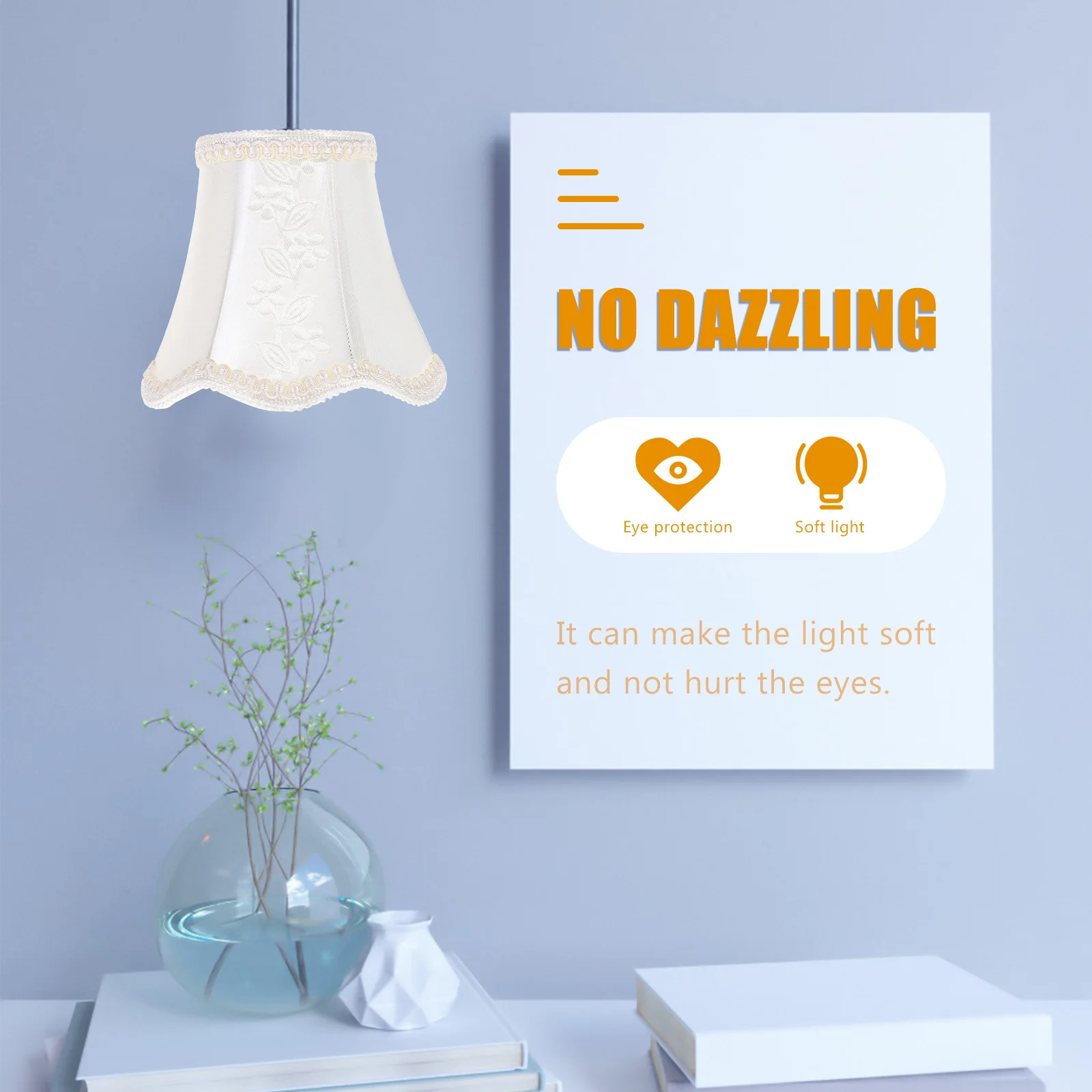 

Маленький абажур с узором в виде листьев деревьев, винтажный абажур в стиле ретро для потолочных, подвесных, напольных и настенных светильников, чехол для внутреннего освещения