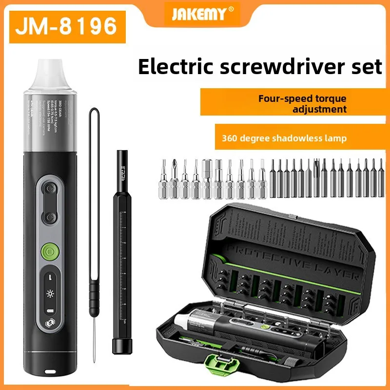 Rechargeable Electric Screwdriver Set 35 in 1 Cordless Precision Screwdriver Kit with 4 Torque Levels, 3 Lighting Modes and