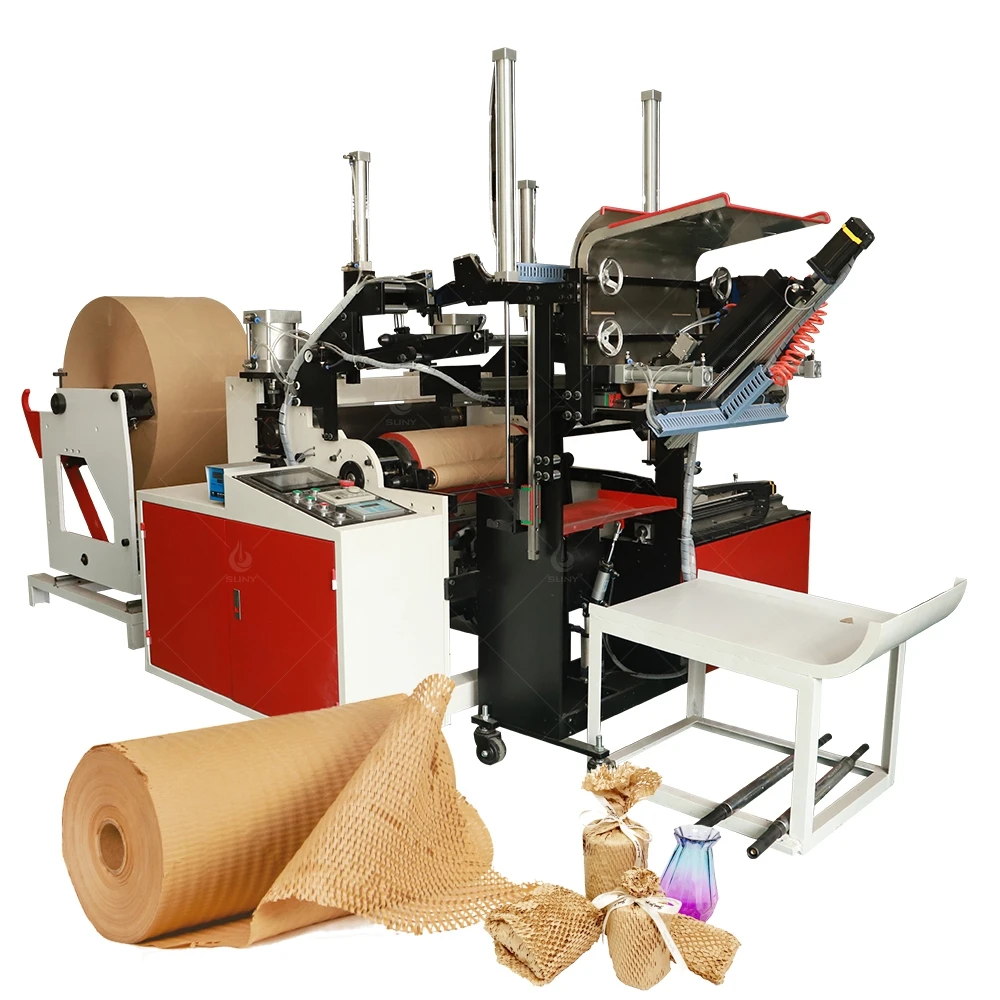

Full Automatic Honeycomb Wrapping Paper Roll Forming Machine