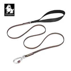 TRUELOVE Colorful And Lightweight Pet Leash Easy to Carry TLL2772 Soft Handle NylonColored Yarn Ribbon With Bright Reflective