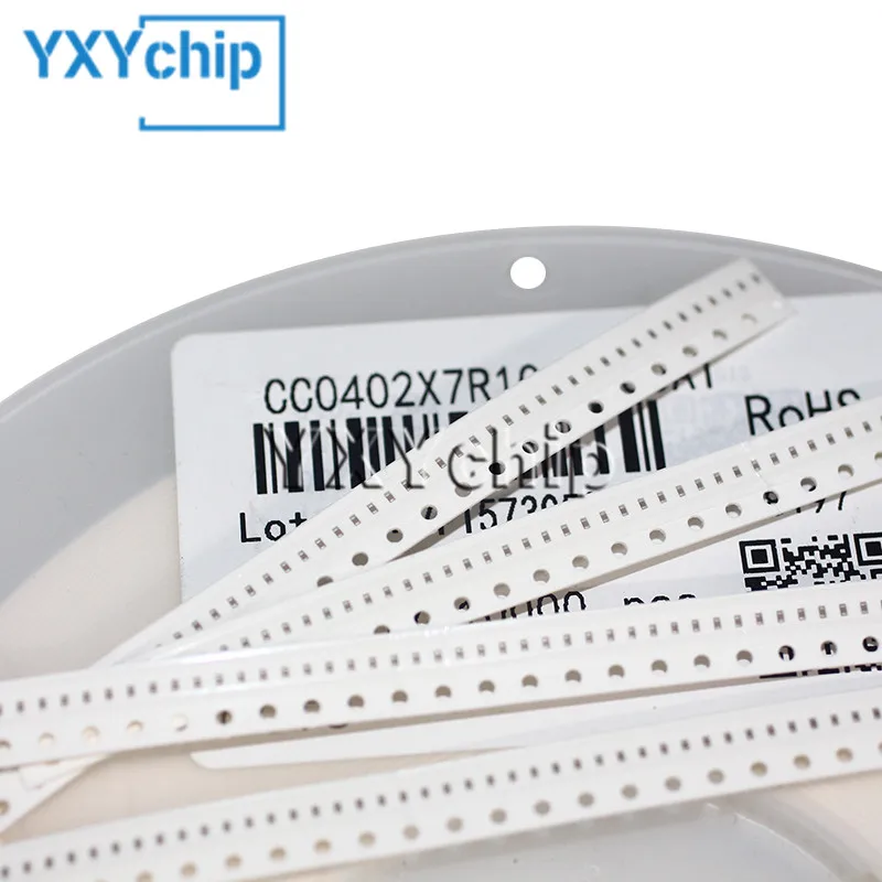 10000 pz 0402 SMD Chip Condensatore Ceramico Multistrato 0.5pF - 10uF 10pF 100pF 1nF 10nF 15nF 100nF 0.1uF 1uF 2.2uF 4.7uF