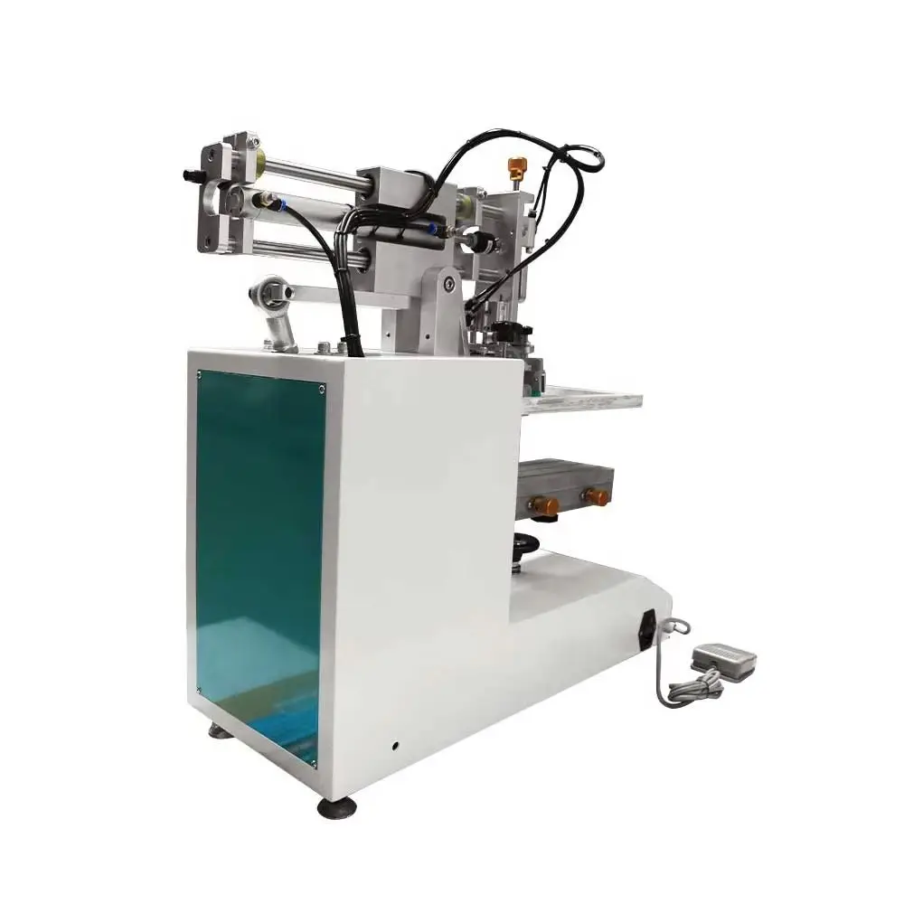 Máquina de Serigrafía Neumática de Alta Precisión de 220V, Impresora de Pantalla Semiautomática, Equipo de Serigrafía, Imprime 1500 veces/h