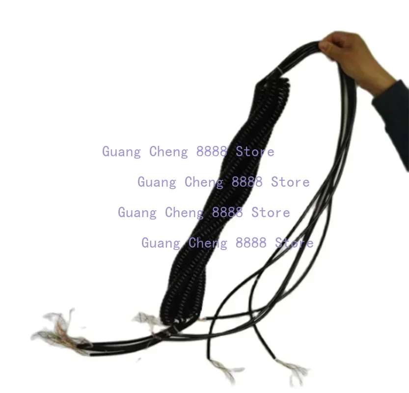 الجملة 12 15 16 17 18 19 21 النوى الربيع كابل حلزوني ملفوف كابل ل CNC يده التشفير دليل مولد نبضات MPG